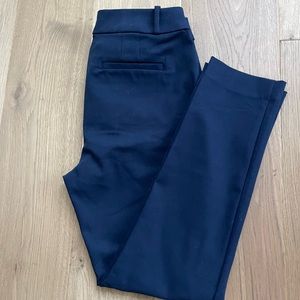 Loft high waist curvy skinny pants in navy